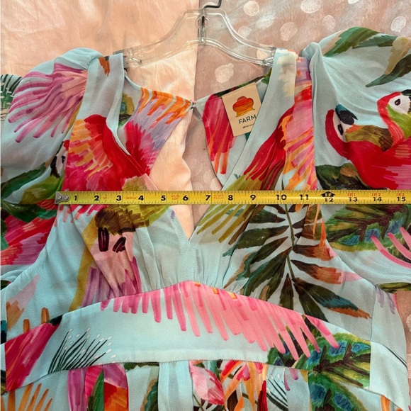 FARM Rio Anthropologie Parrot Dress, NWT - Picture 7 of 8